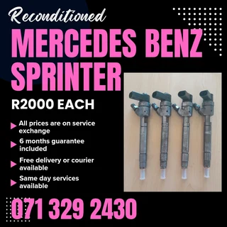 Mercedes Benz Sprinter Injectors For Sale With Warranty On