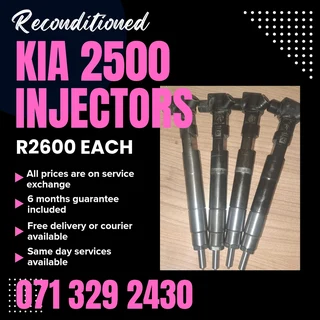 Kia 2500 Diesel Injectors For Sale With Warranty On
