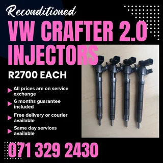 Vw Crafter 2.0 Injectors For Sale With Warranty