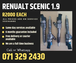 Renualt Scenic 1.9 Injectors For Sale With Warranty