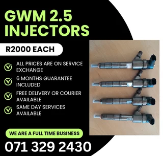 Gwm 2.5 Diesel Injectors For Sale With Warranty