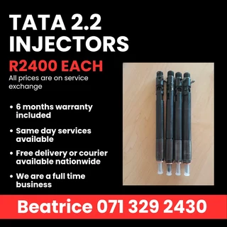 Tata 2.2 Injectors For Sale With Warranty