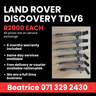 Land Rover Discovery Tdv6 Diesel Injectors For Sale With Warranty