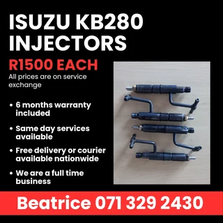 Isuzu Kb280 Diesel Injectors For Sale With Warranty