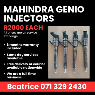Mahindra Genio Diesel Injectors For Sale With Warranty