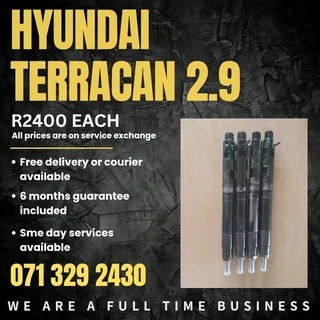Hyundai Terracan 2.9 Injectors For Sale With Warranty