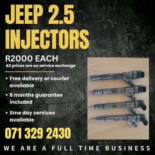 Jeep 2.5 Injectors For Sale With Warranty On