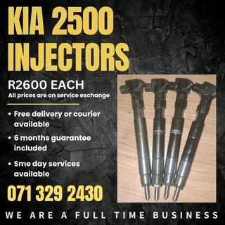 Kia 2500 Diesel Injectors For Sale With Warranty