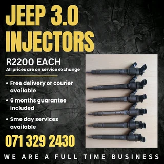 Jeep 3.0 Injectors For Sale With Warranty