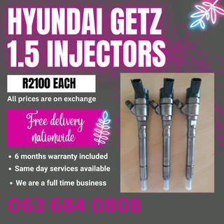 Hyundai Getz 1.5 Diesel Injectors For Sale With Warranty