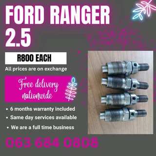 Ford Ranger 2.5 Injectors For Sale With Warranty On