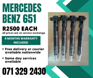 Mercedes Benz 651 Diesel Injectors For Sale With Warranty