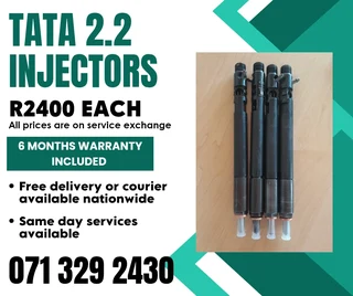 Tata 2.2 Injectors For Sale With Warranty