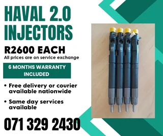 Haval 2.0 Injectors For Sale With Warranty On