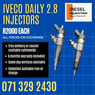 Iveco Daily 2.8 Diesel Injectors For Sale With Warranty
