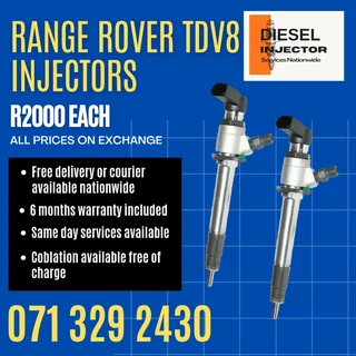 Range Rover Tdv8 Injectors For Sale With Warranty On