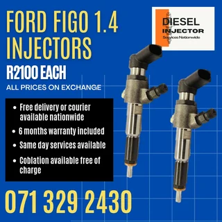 Ford Figo 1.4 Diesel Injectors For Sale With Warranty