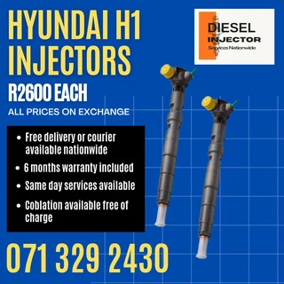 Hyundai H1 Injectors For Sale With Warranty On