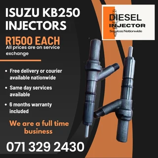 Isuzu Kb250 Diesel Injectors For Sale With Warranty