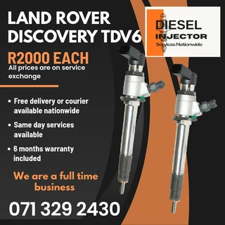 Land Rover Discovery Tdv6 Diesel Injectors For Sale With Warranty