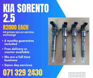 Kia Sorento 2.5 Diesel Injectors For Sale With Warranty