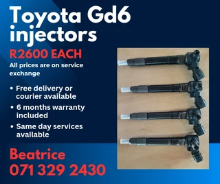 Toyota Gd6 Diesel Injectors For Sale With Warranty