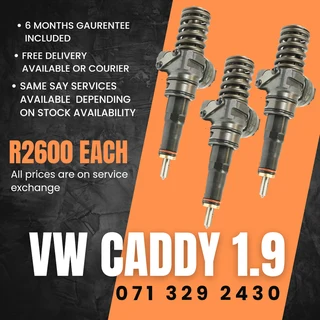 Vw Caddy 1.9 Injectors For Sale With Warranty