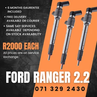 Ford Ranger 2.2 Injectors For Sale With Warranty