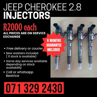 Jeep Cherokee 2.8 Injectors For Sale With Warranty