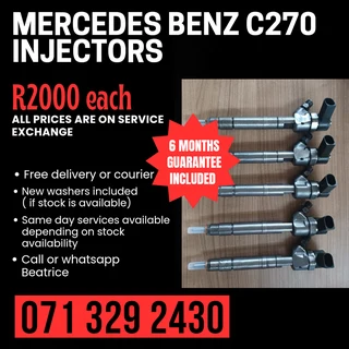 Mercedes Benz C270 Injectors For Sale With Warranty