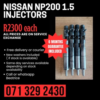 Nissan Np200 1.5 Diesel Injectors For Sale With Warranty