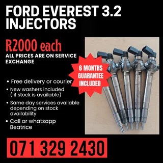 Ford Everest 3.2 Injectors For Sale With Warranty