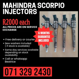 Mahindra Scorpio Injectors For Sale With Warranty