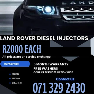 Land Raover Discovery Tdv6 Diesel Injectors For Sale With Warranty
