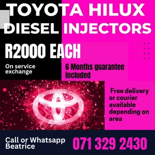 Toyota Hilux Diesel Injectors For Sale With Warranty