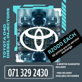 Toyota Fortuner Diesel Injectors For Sale With Warranty