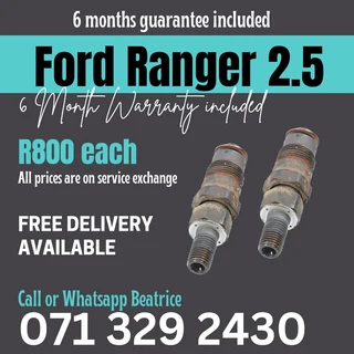 Ford Ranger 2.5 Diesel Injectors For Sale With Warranty