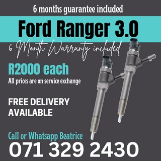 Ford Ranger 3.0 Diesel Injectors For Sale With Warranty