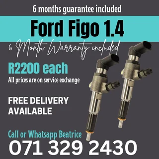 Ford Figo 1.4 Diesel Injectors For Sale With Warranty