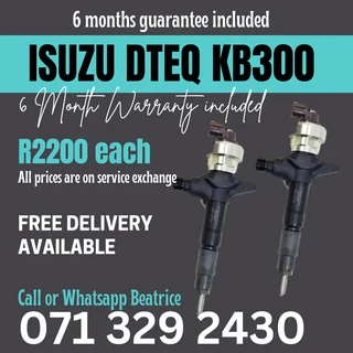 Isuzu Dteq Kb300 Diesel Injectors For Sale With Warranty