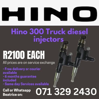 Hino 300 Truck Diesel Injectors For Sale With Warranty