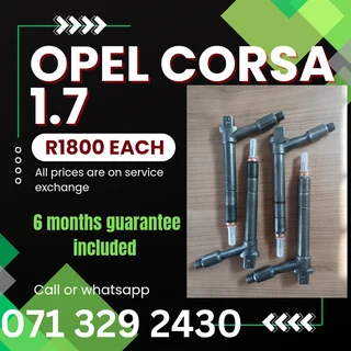 Opel Corsa 1.7 Injectors For Sale With Warranty