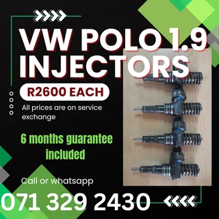 Vw Polo 1.9 Diesel Injectors For Sale With Warranty