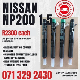Nissan Np200 1.5 Diesel Injectors For Sale With Warranty