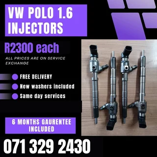Vw Polo 1.6 Injectors For Sale With Warranty