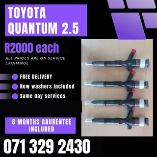 Toyota Quantum Diesel Injectors For Sale With Warranty