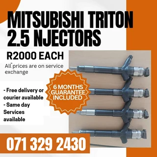 Mitsubishi Triton 2.5 Diesel Injectors For Sale With Warranty