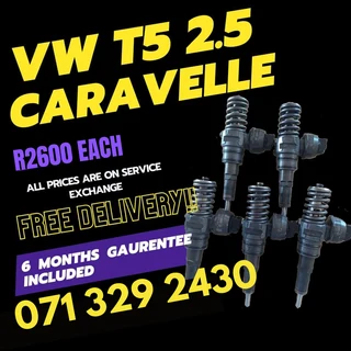 Vw Caravelle 2.5 Injectors For Sale With Warranty