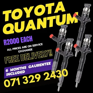 Toyota Quantum Diesel Injectors For Sale With Warranty
