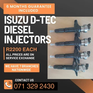 Isuzu Dteq Kb300 Diesel Injectors For Sale With Warranty